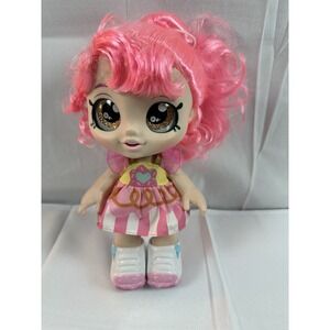 Kindi Kids Pink Donatina 10" Doll Glitter Eyes Moose Shopkins